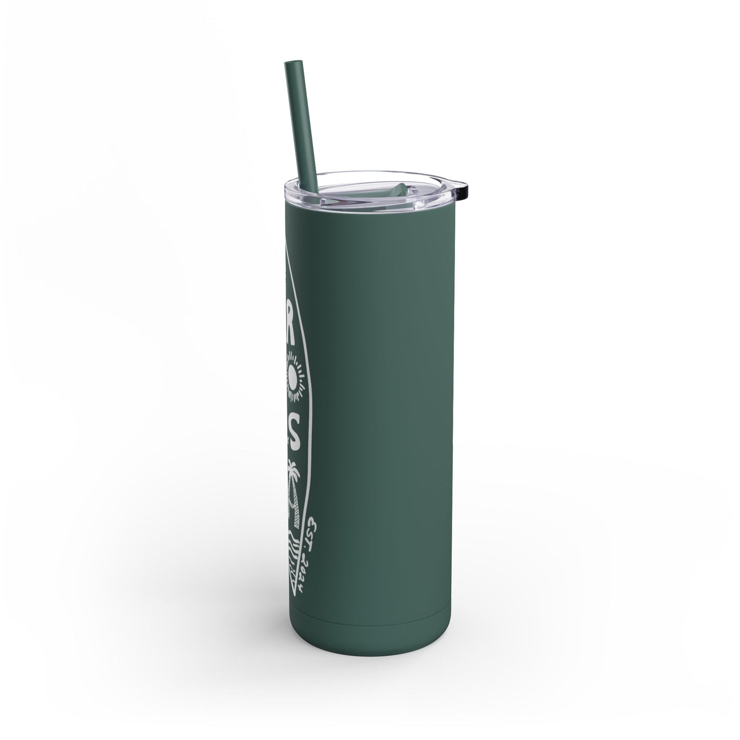 Surf-Inspired 20oz Matte Tumbler - Perfect for Beach Lovers